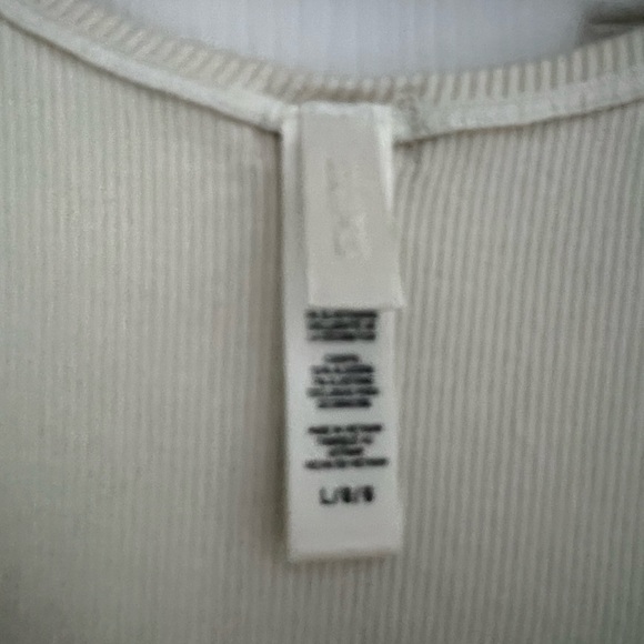 Skims Cotton Rib Tank in Bone | Size L - Picture 3 of 5